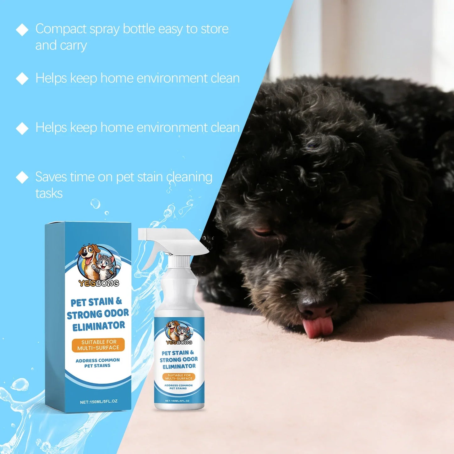 Pawfect Clean — Self-Cleaning Pet Grooming Brush